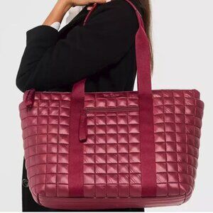 Kate Spade Camden Quilted Extra Large Tote - Blackberry KH405 NWT Travel Duffle